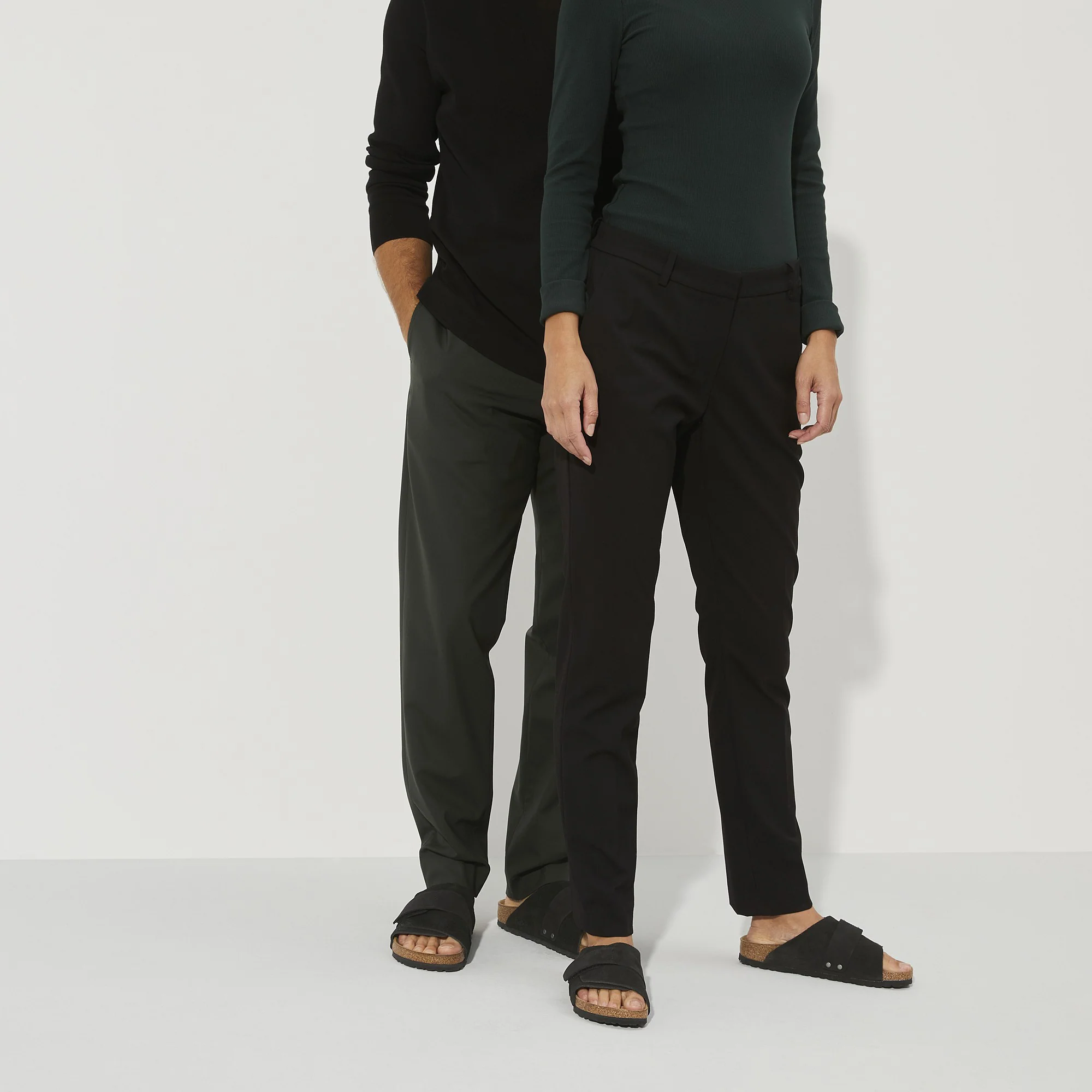 Kyoto Nubuck Leather/Suede Black - Image 10