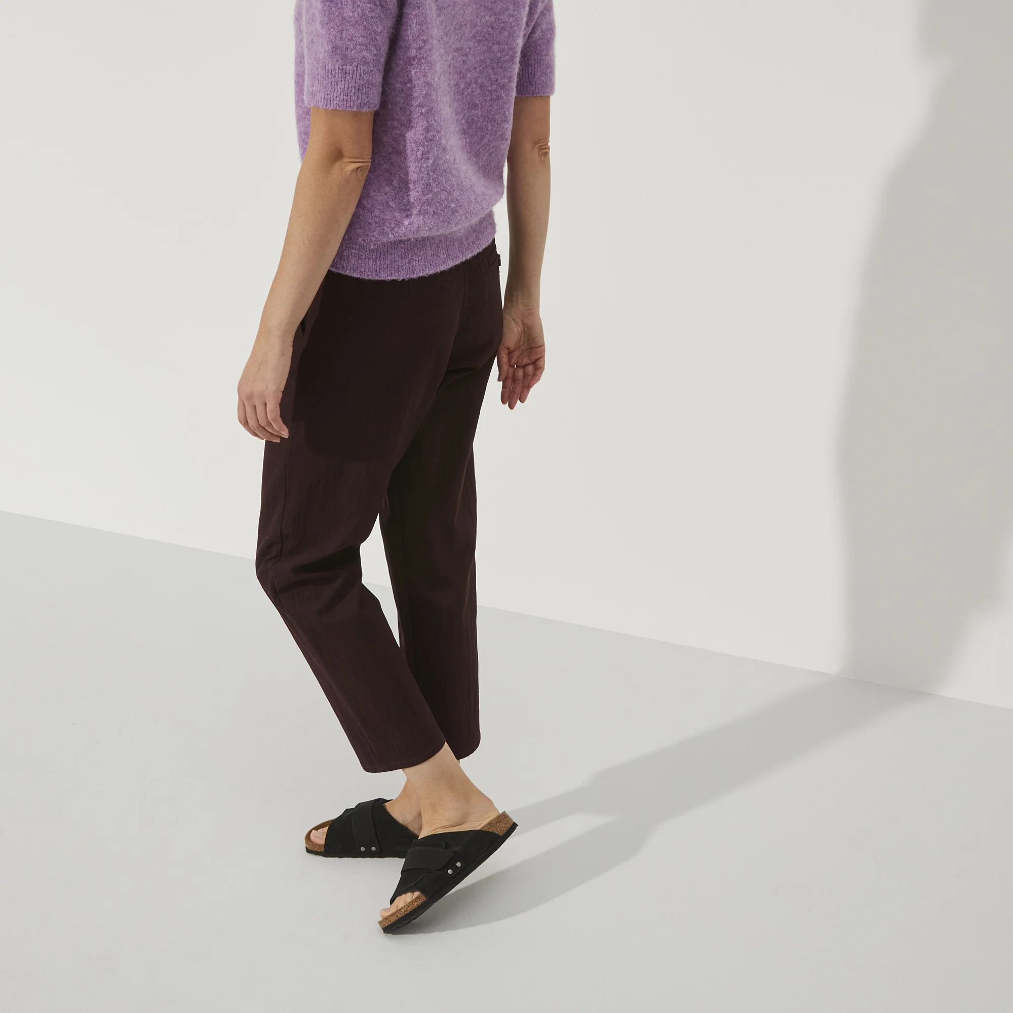 Kyoto Nubuck Leather/Suede Black - Image 4