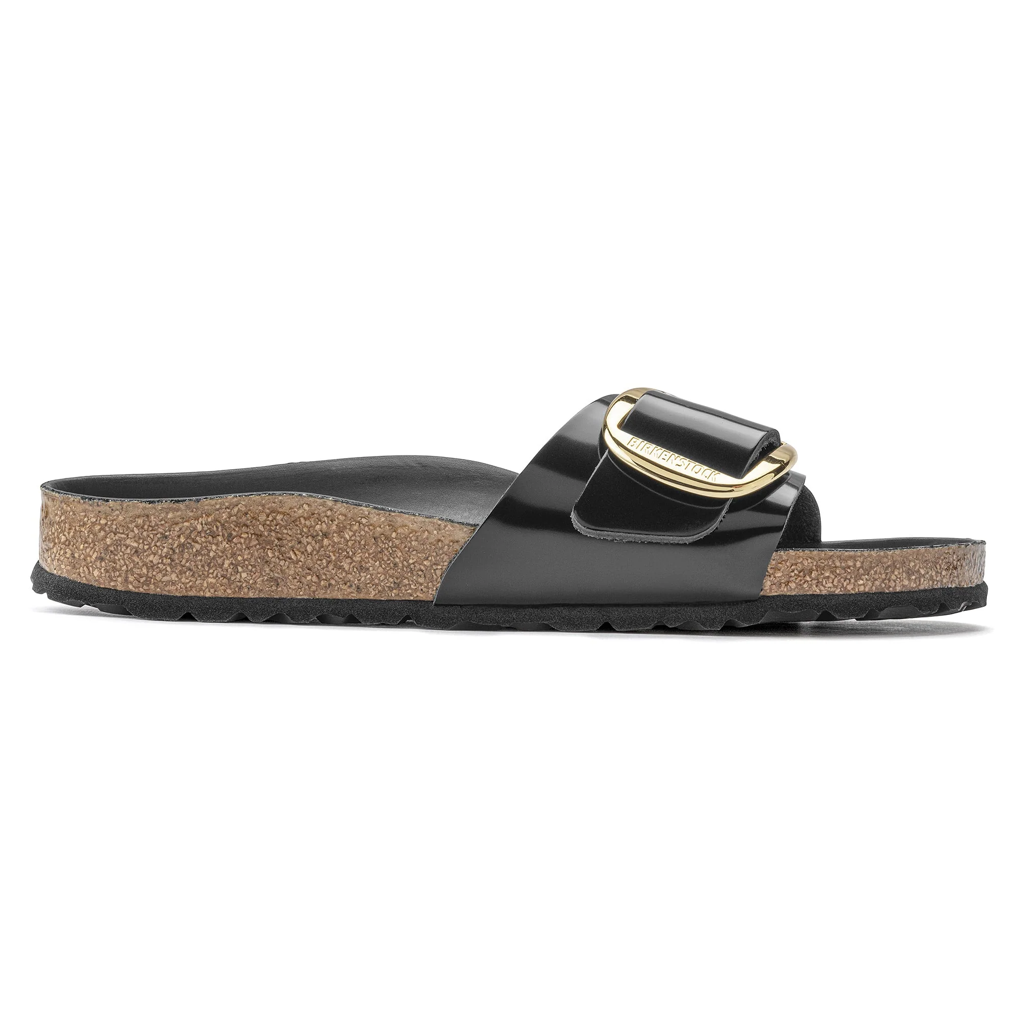 Madrid Big Buckle Natural Leather Patent - Image 4