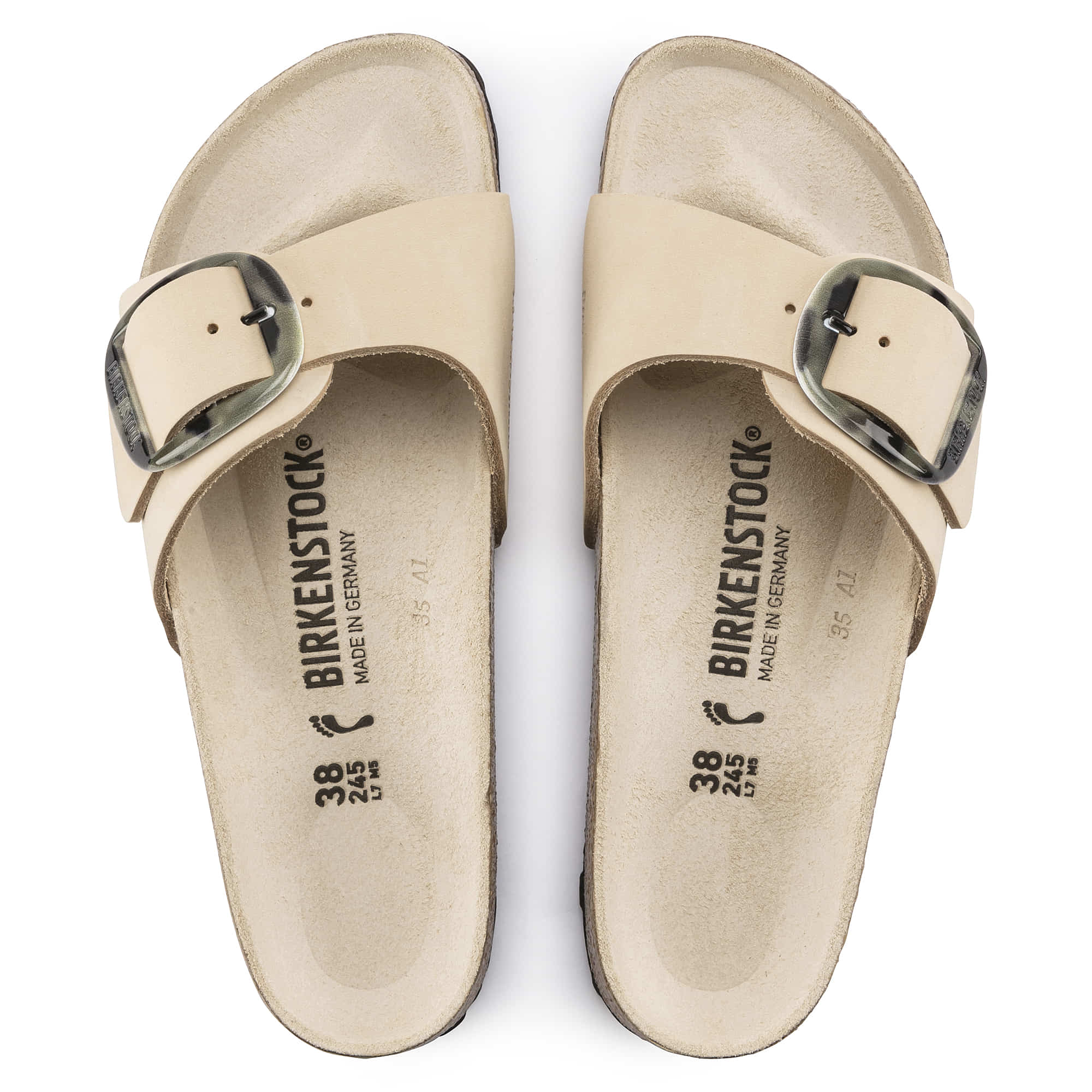 Madrid Big Buckle Nubuck Leather - Image 3