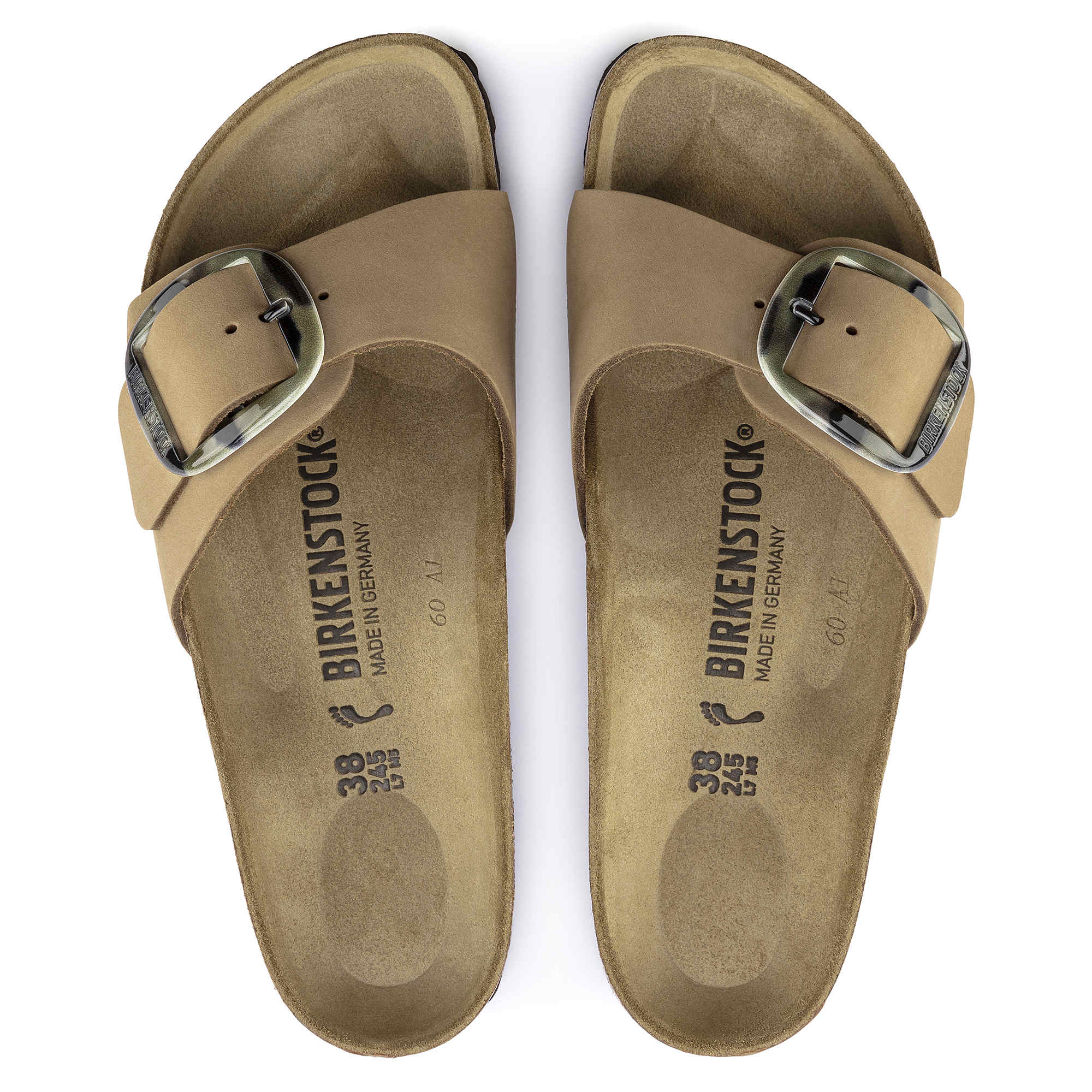 Madrid Big Buckle Nubuck Leather - Image 3