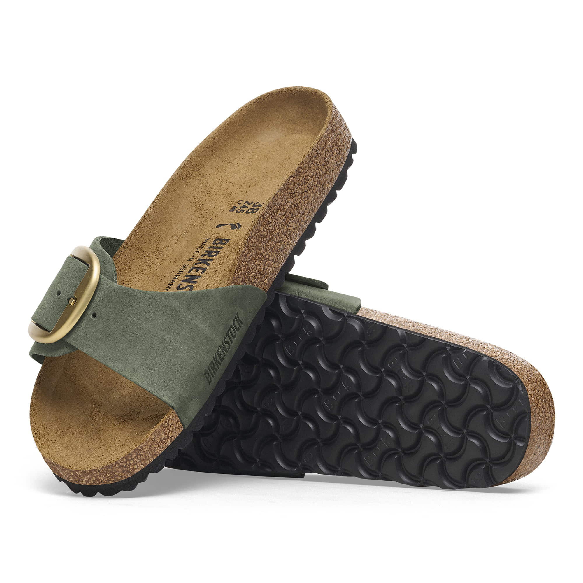 Madrid Big Buckle Nubuk Leather - Image 2