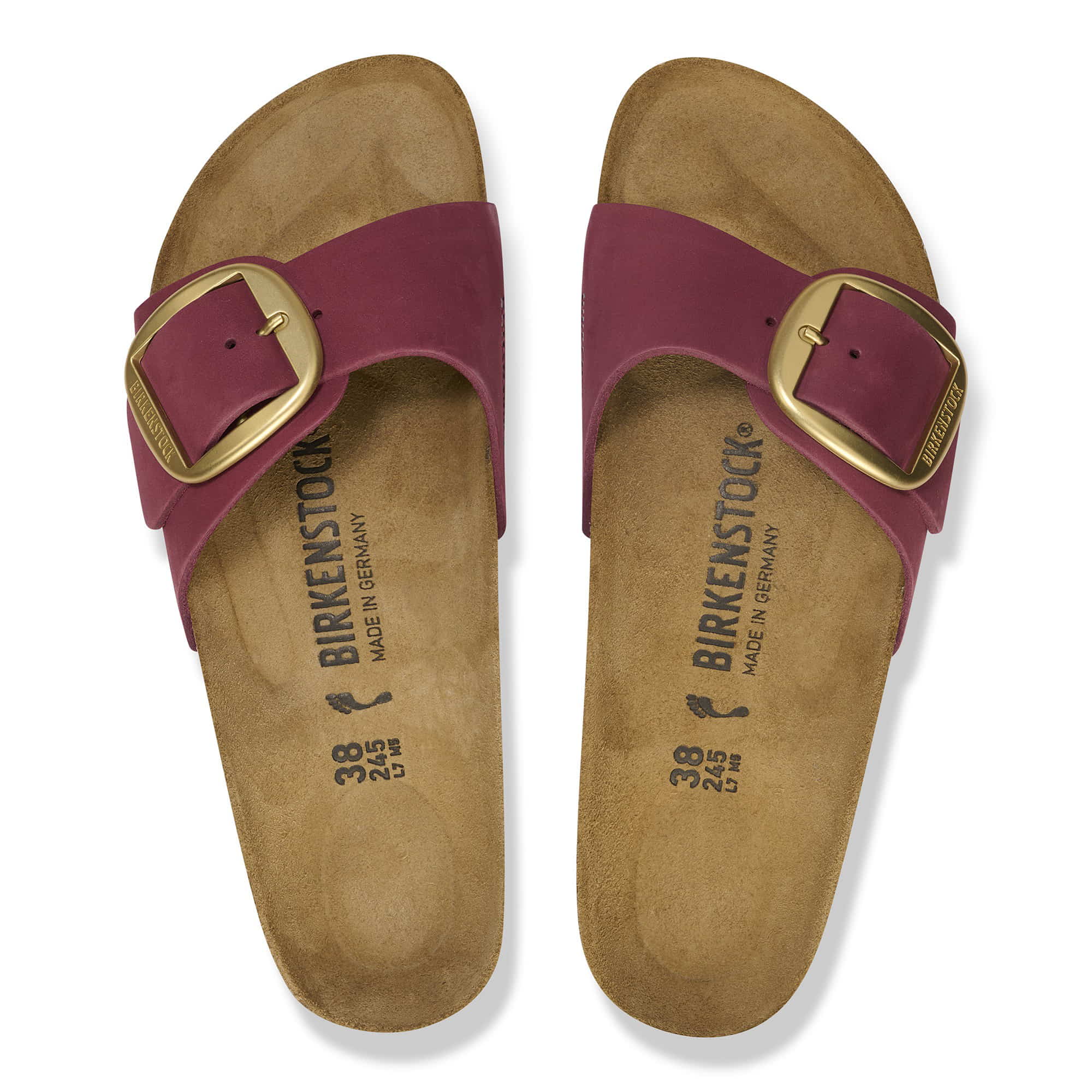 Madrid Big Buckle Nubuk Leather - Image 3