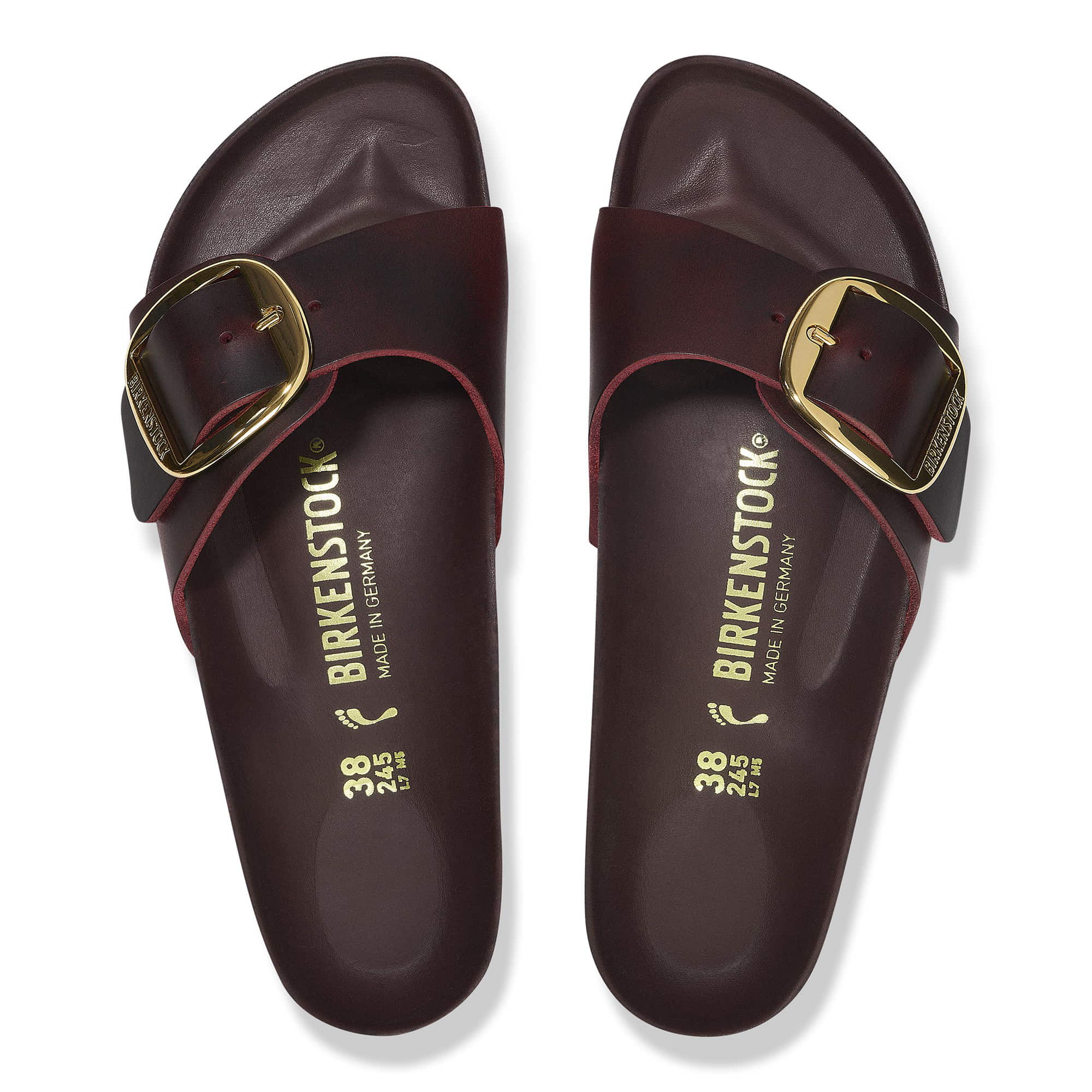 Madrid Big Buckle Natural Leather Oiled - Image 3