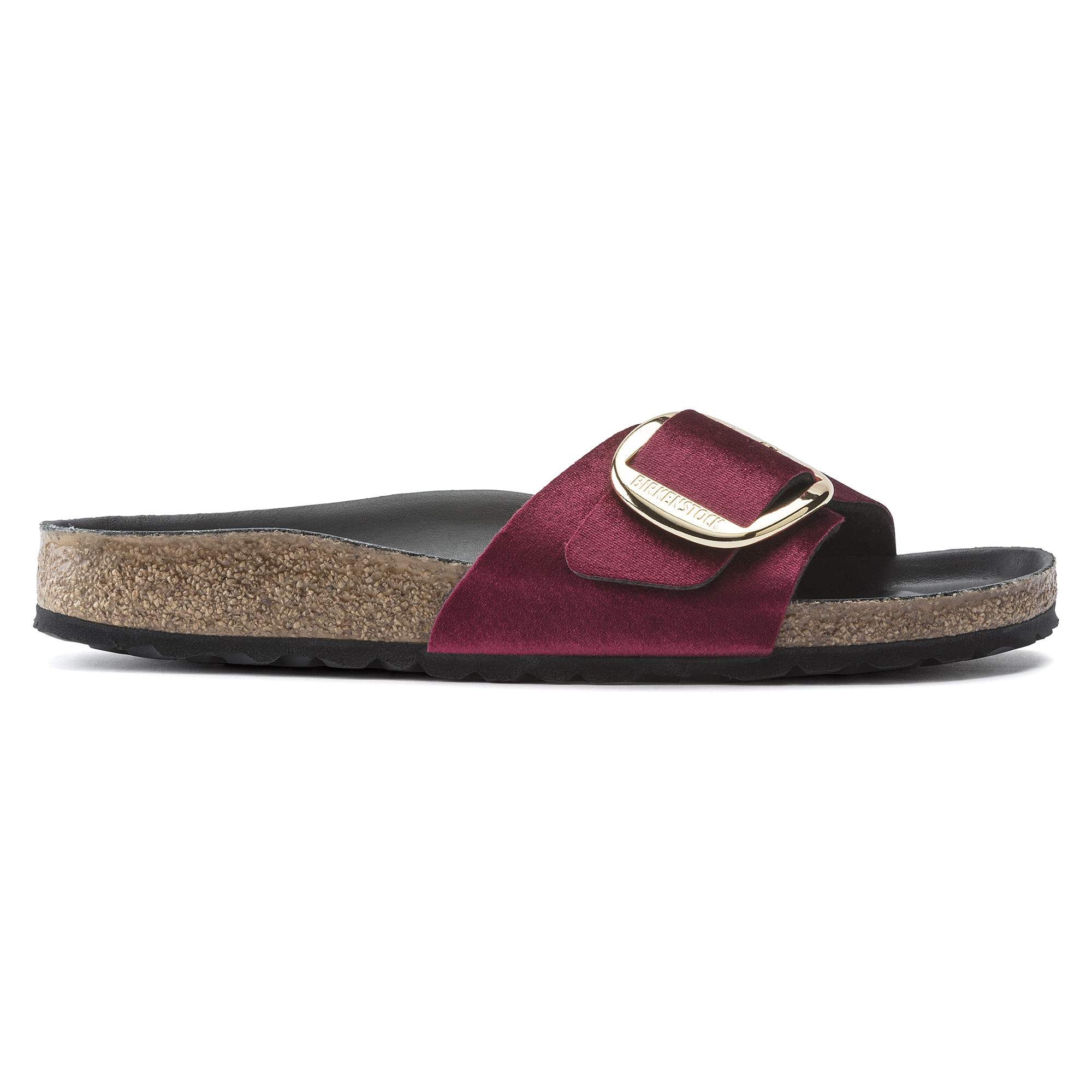 Madrid Big Buckle Rivet Logo Velvet - Image 5