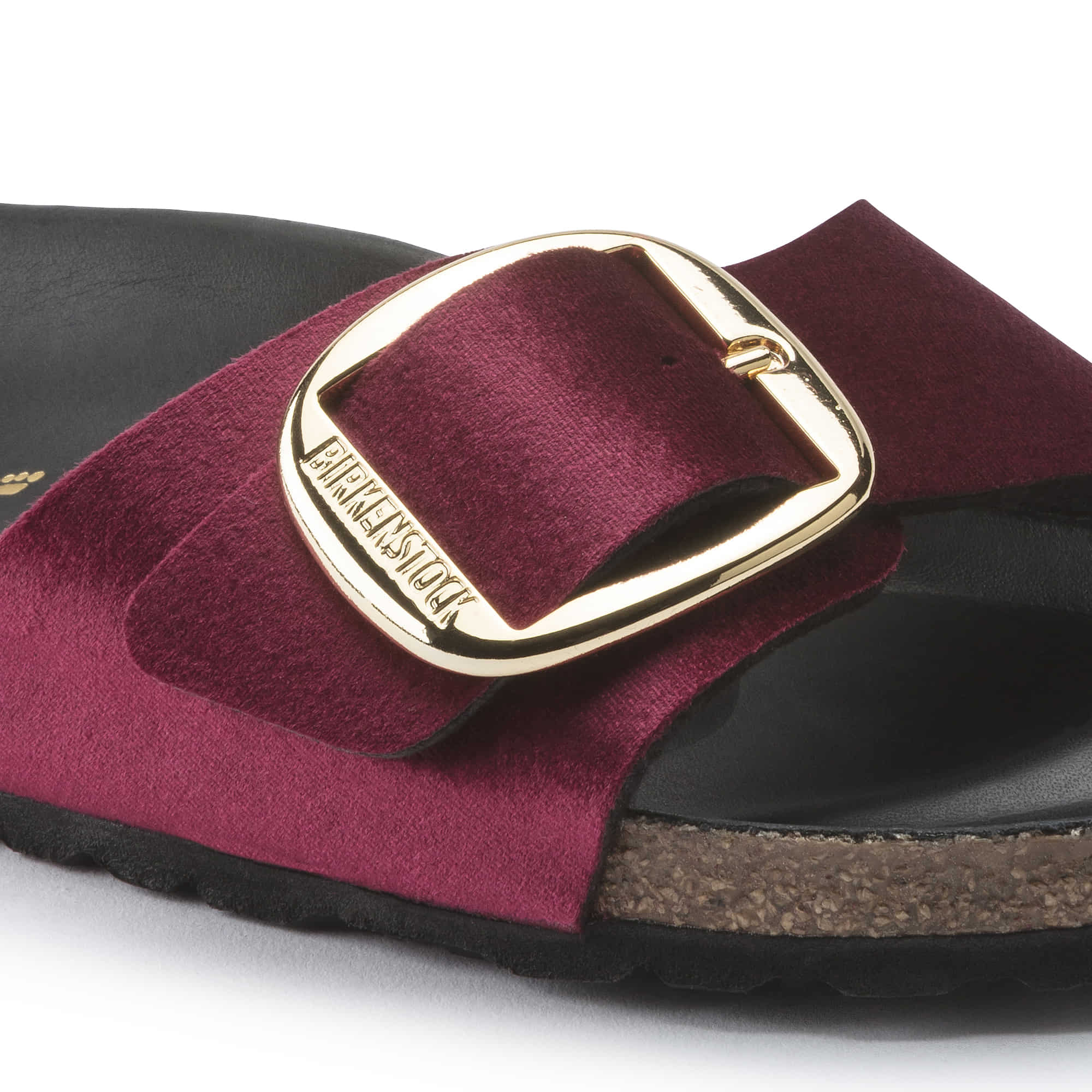 Madrid Big Buckle Rivet Logo Velvet - Image 6