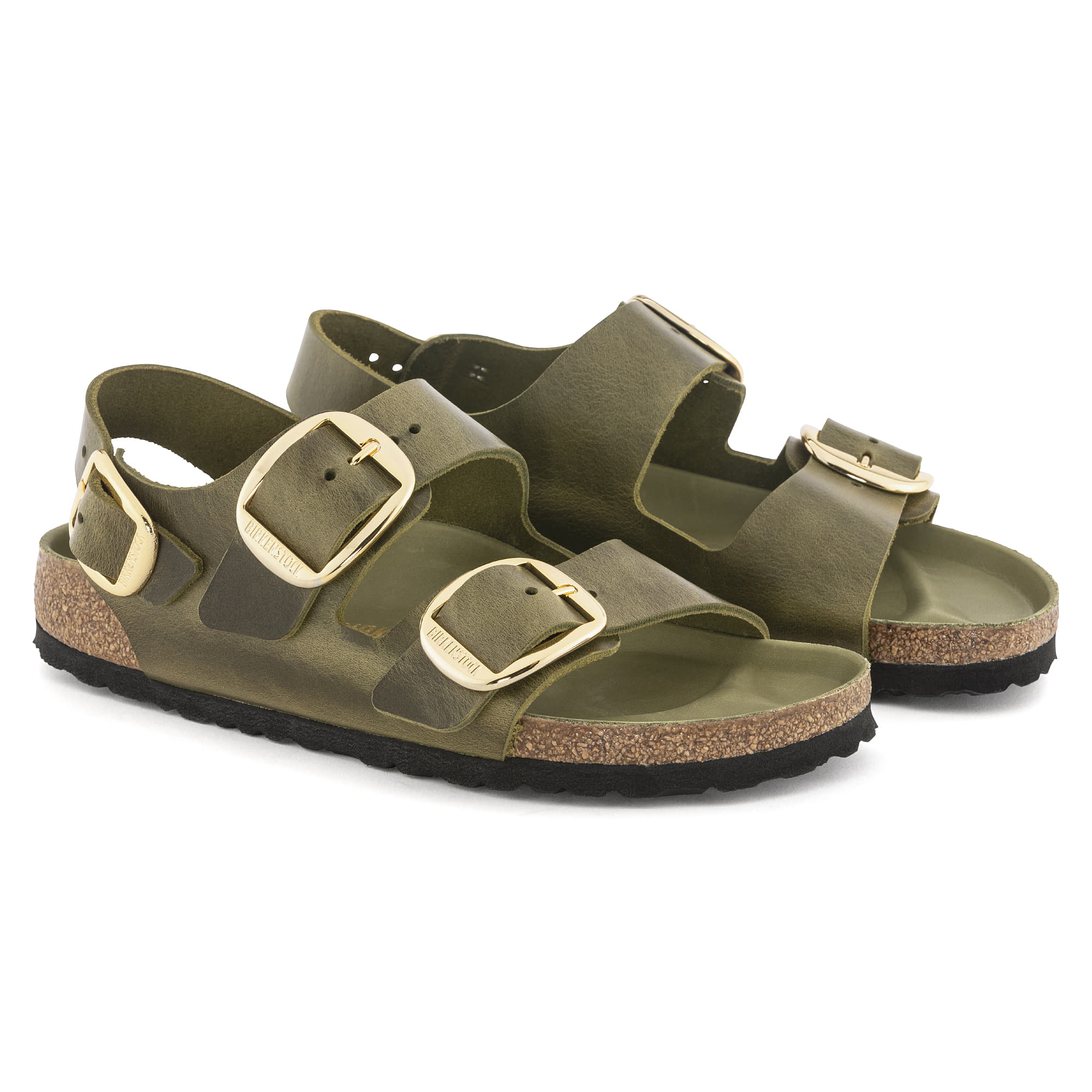 Milano Big Buckle Oiled Leather - Image 4