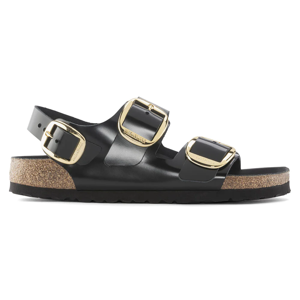 Milano Big Buckle Natural Leather Patent - Image 5