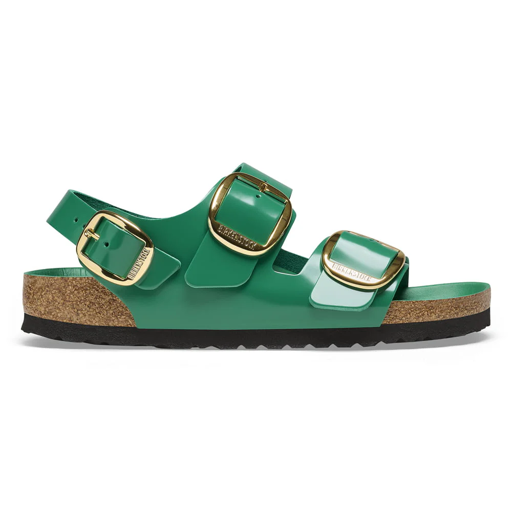 Milano Big Buckle Natural Leather Patent - Image 5