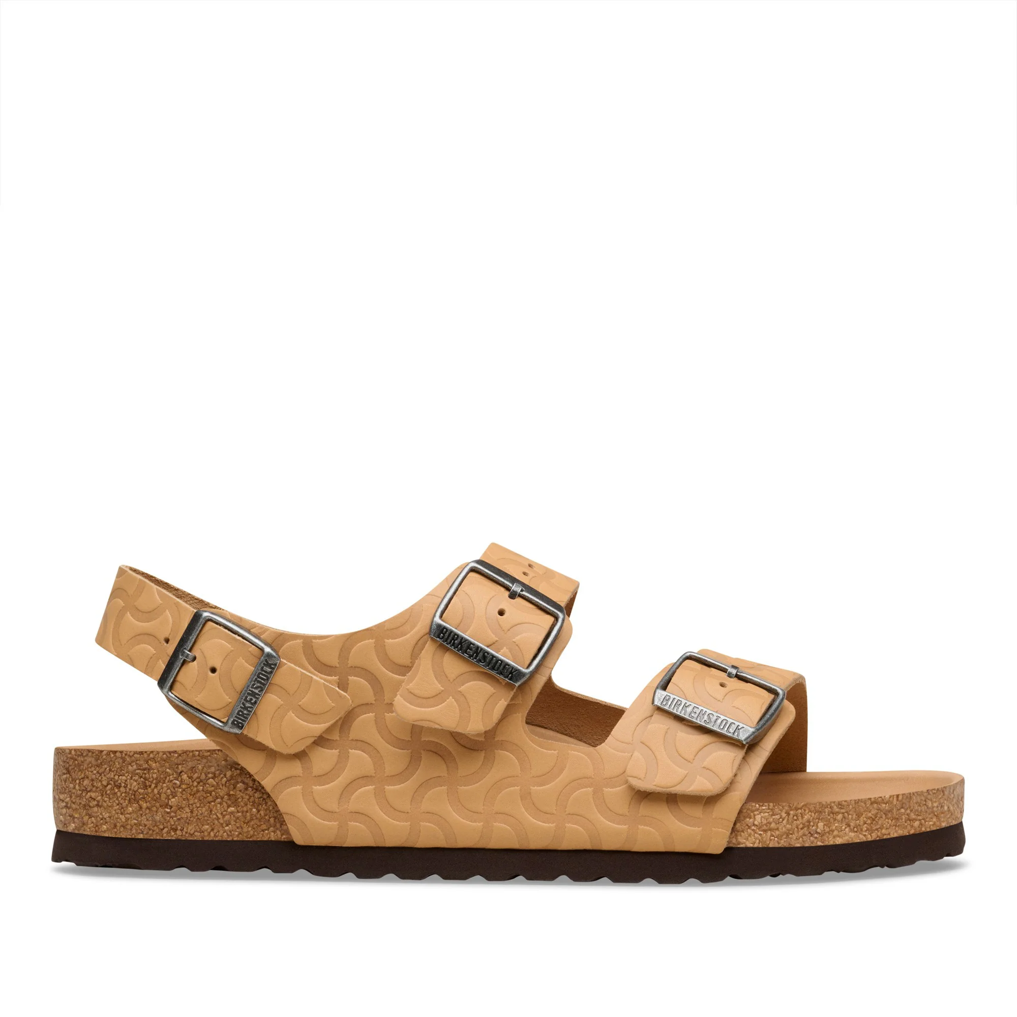 Milano BS Natural Leather Embossed Nature Semi Veg Tan - Image 3