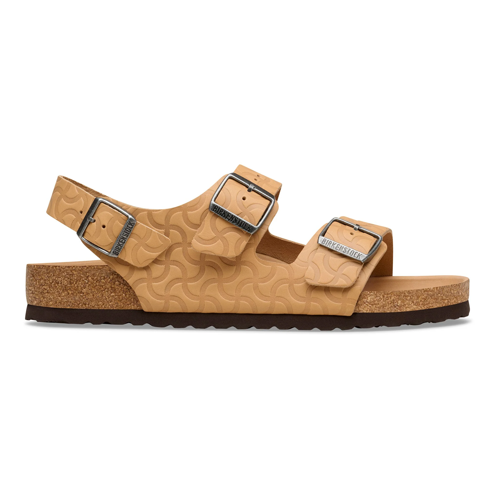 Milano BS Natural Leather Embossed Nature Semi Veg Tan - Image 5