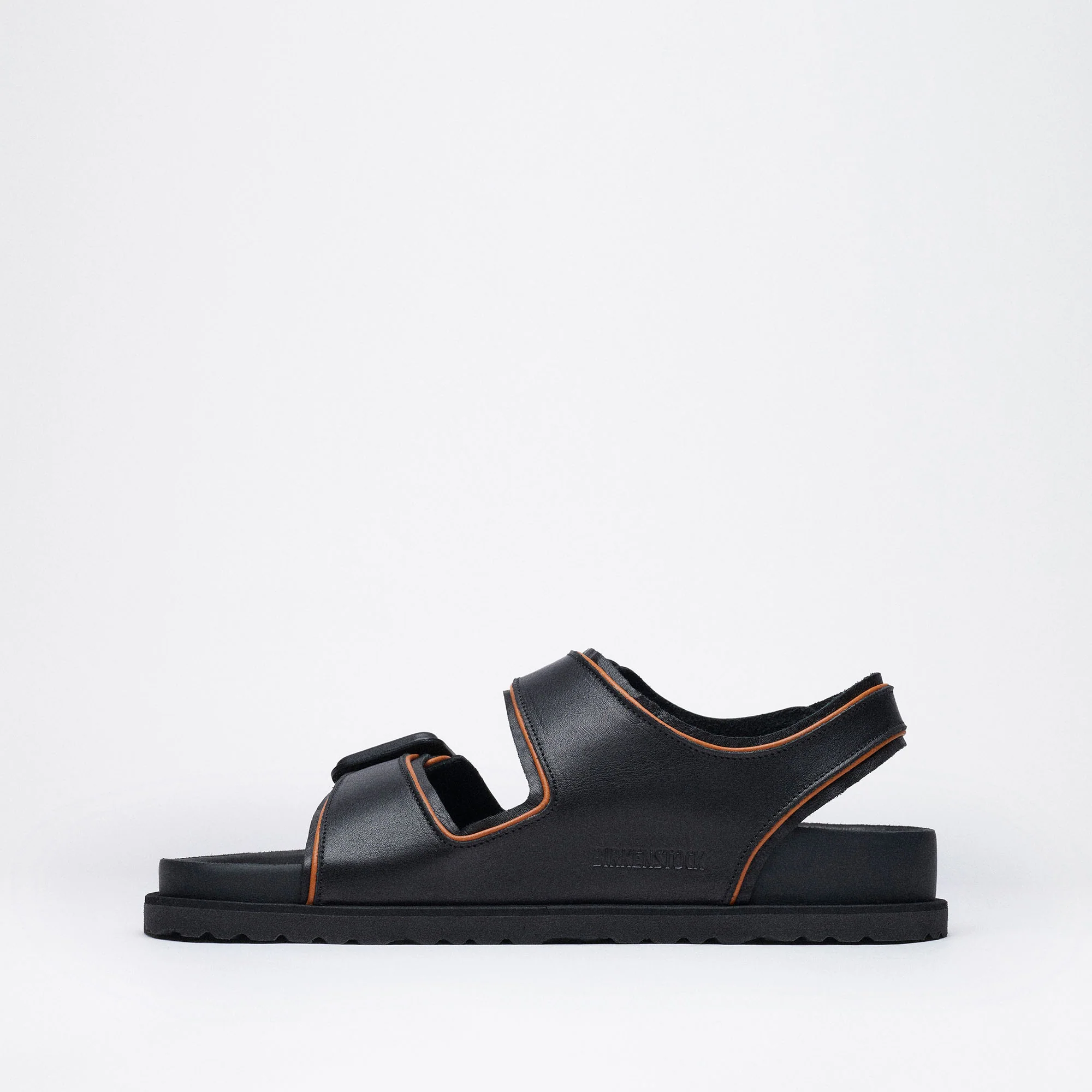 Milano Leather Buckle 1774 Natural Leather Black - Image 3