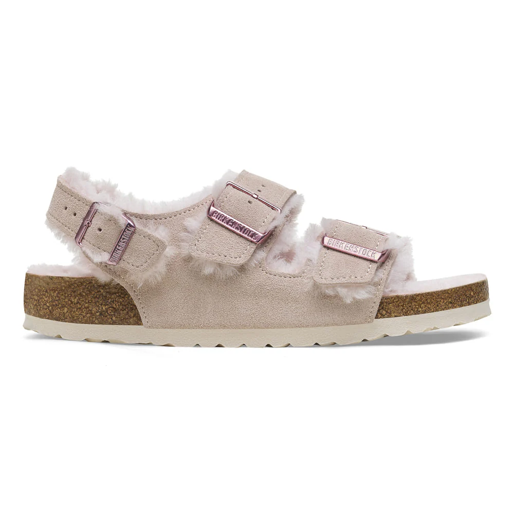 Milano Suede Shearling Suede Leather Shearling - Image 5