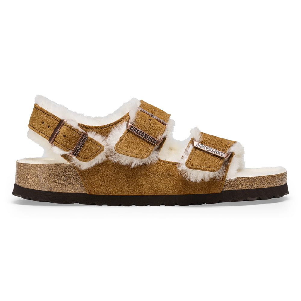 Milano Suede Shearling Suede Leather Shearling - Image 5