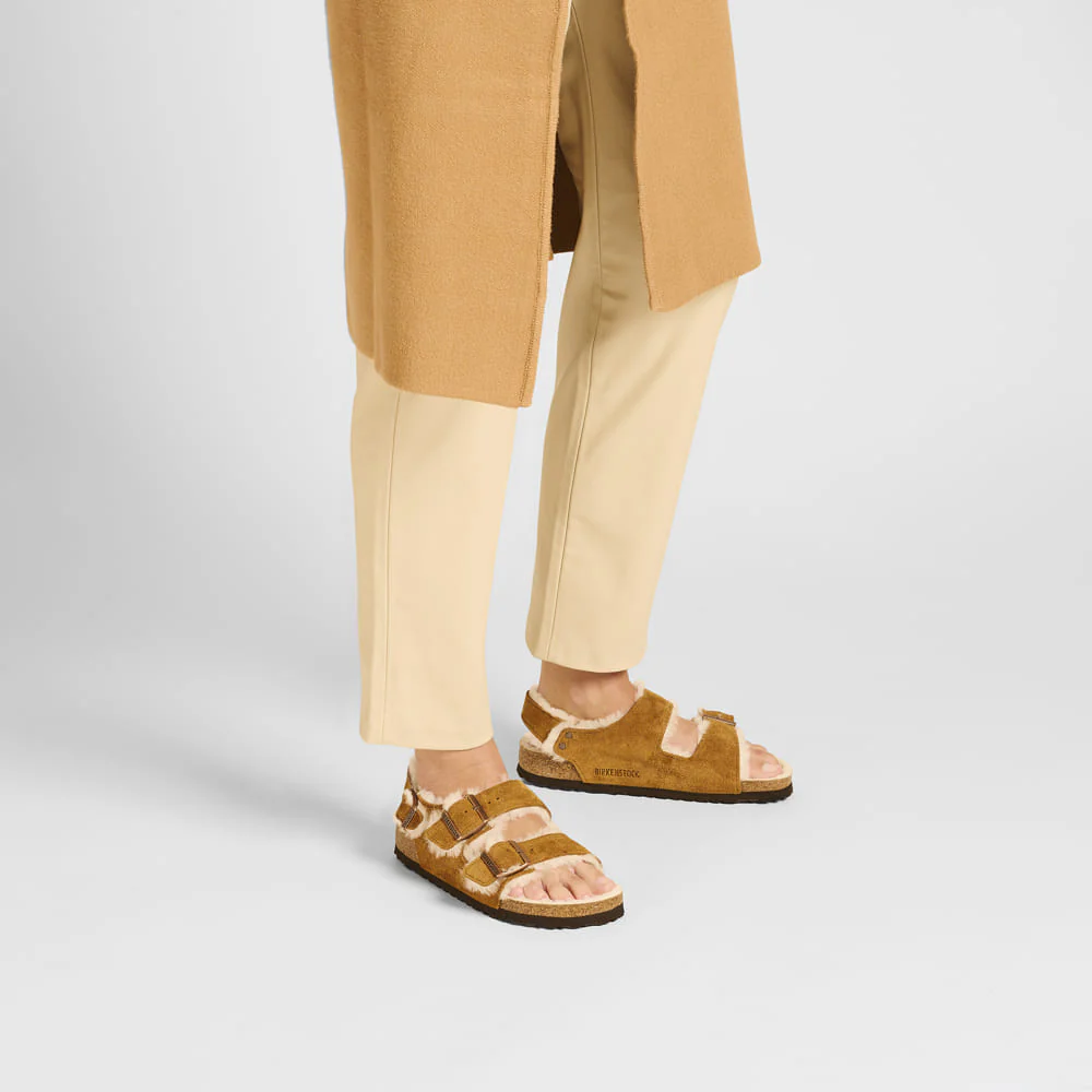 Milano Suede Shearling Suede Leather Shearling - Image 7
