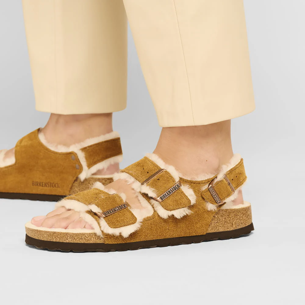 Milano Suede Shearling Suede Leather Shearling - Image 8