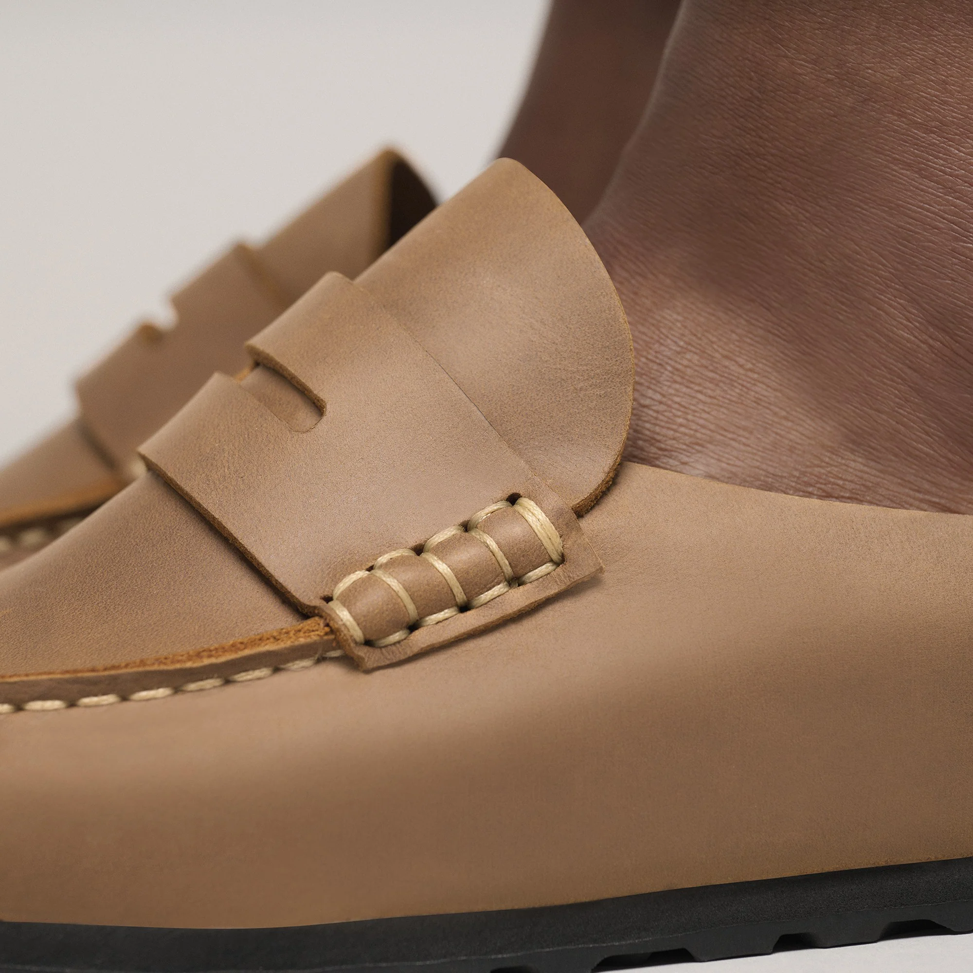 Naples Wrapped Natural Leather Oiled Cognac - Image 9
