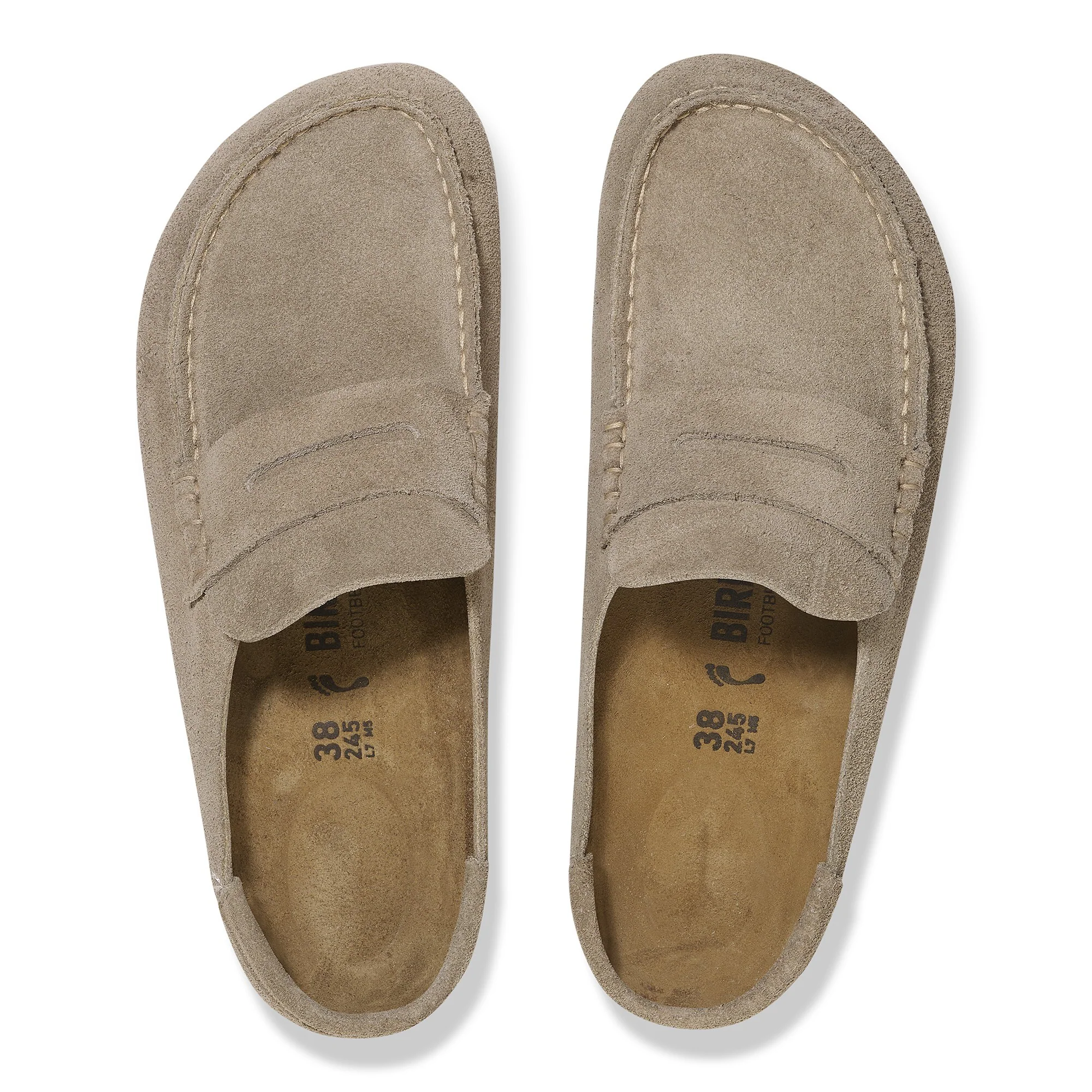Naples Wrapped Suede Leather Taupe - Image 4
