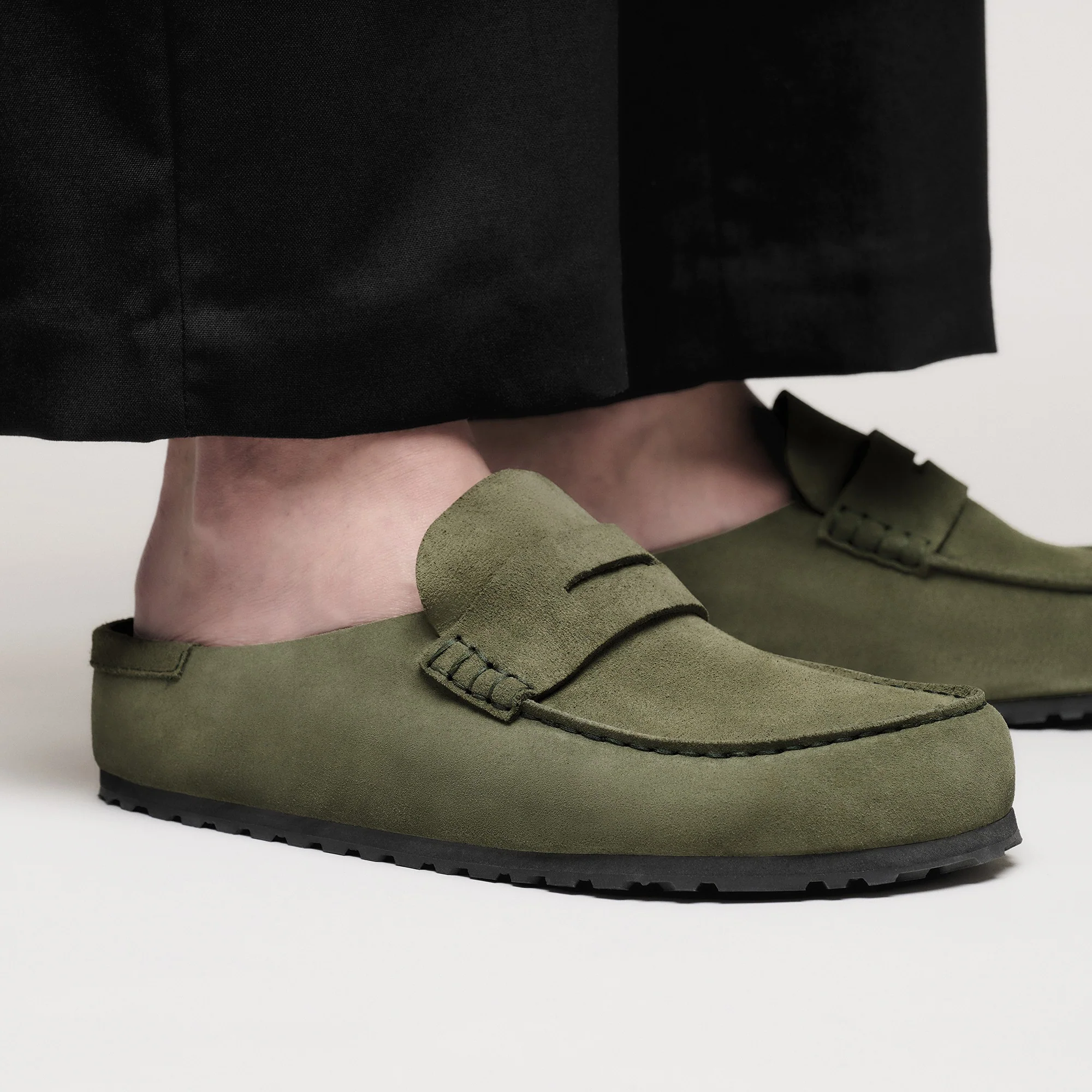 Naples Wrapped Suede Leather Thyme - Image 8