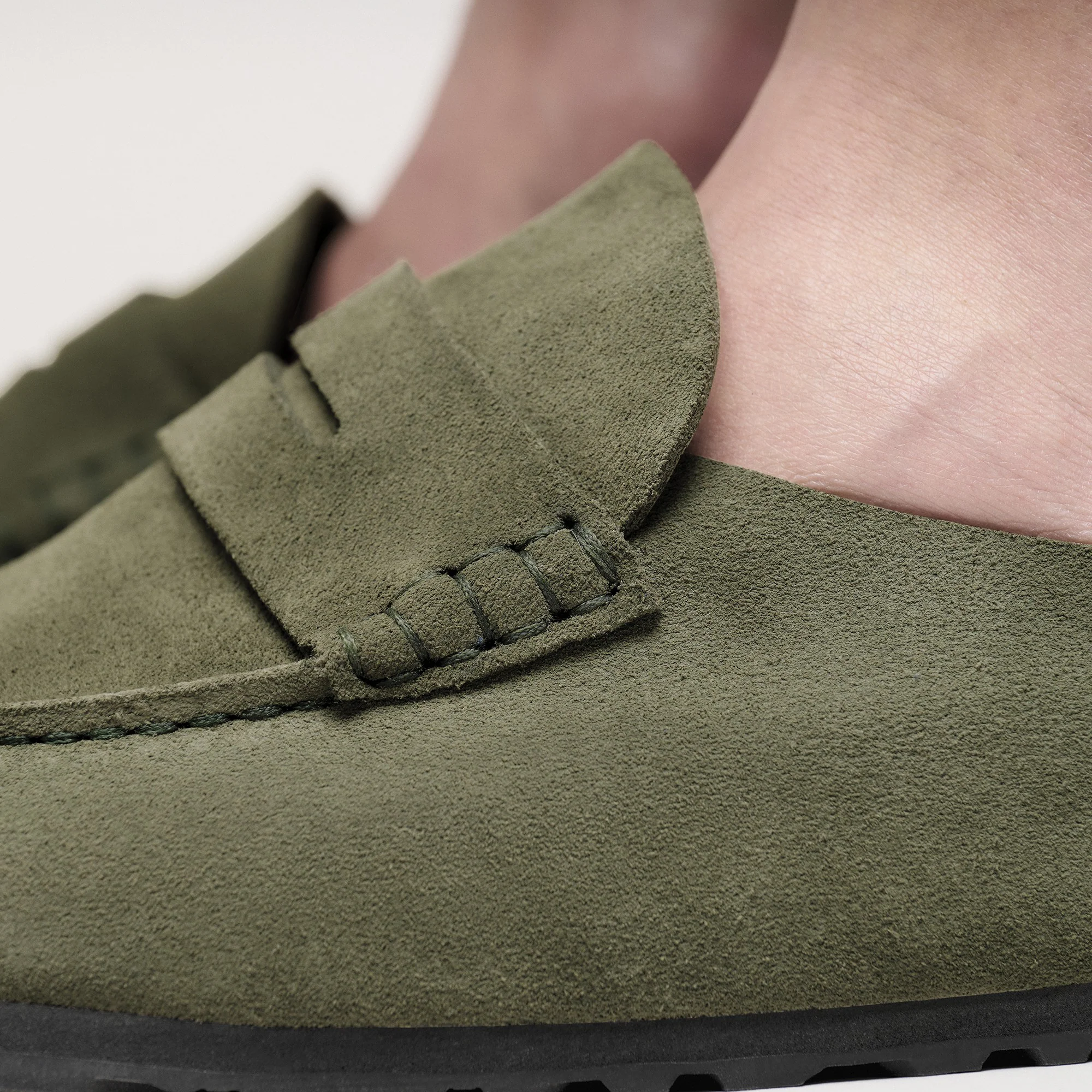Naples Wrapped Suede Leather Thyme - Image 9