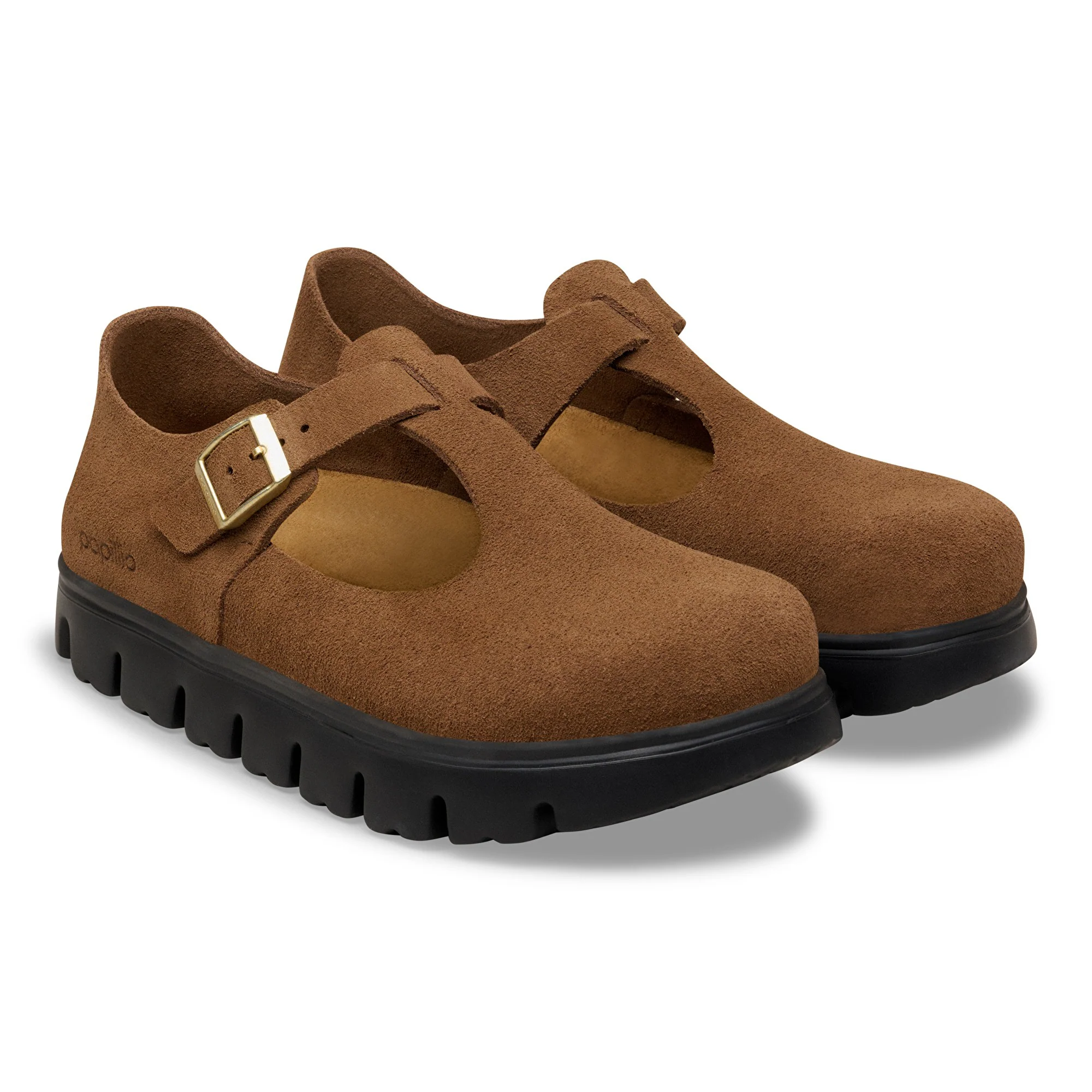 Paris Chunky Suede Leather Dark Tea - Image 6