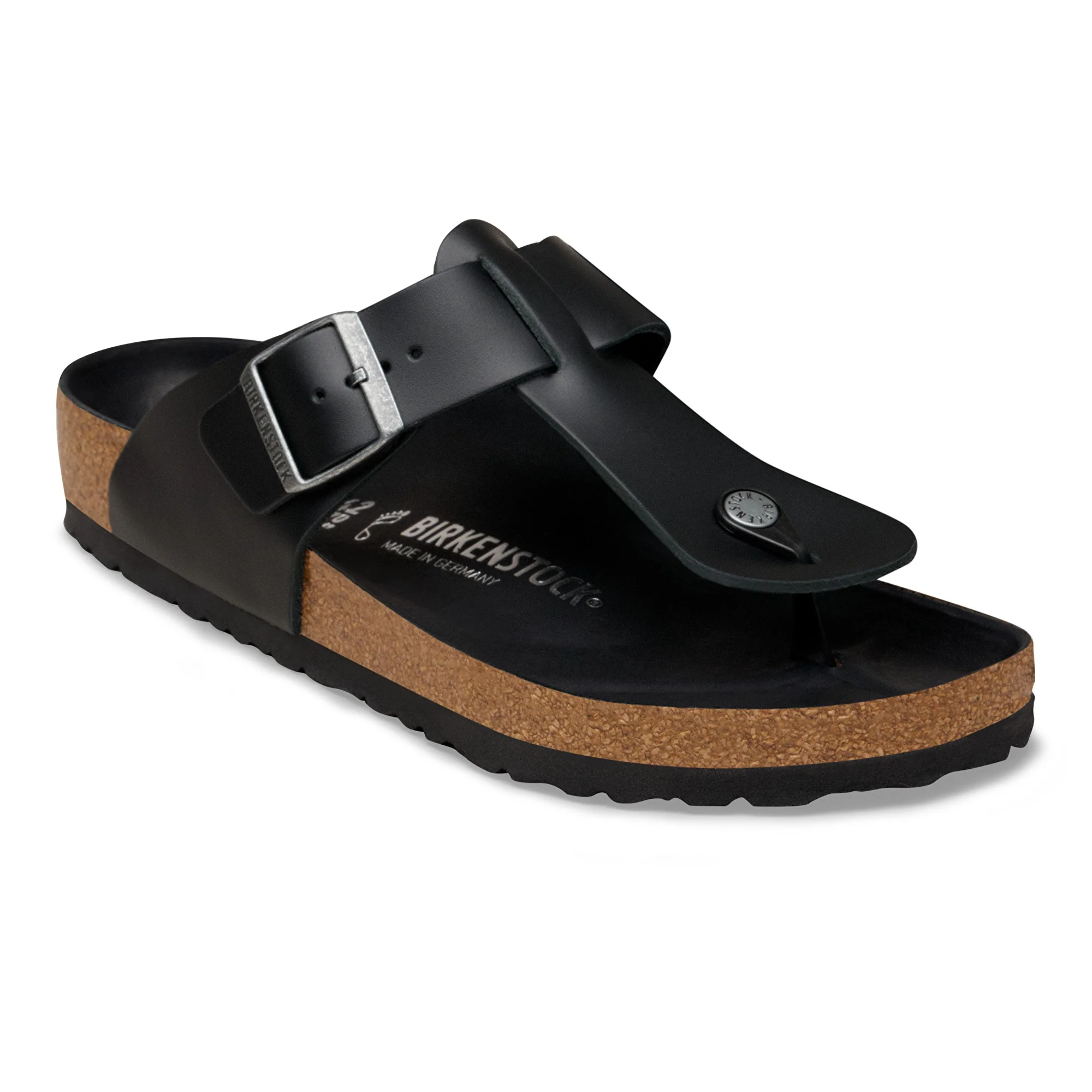Safaga Natural Leather Black