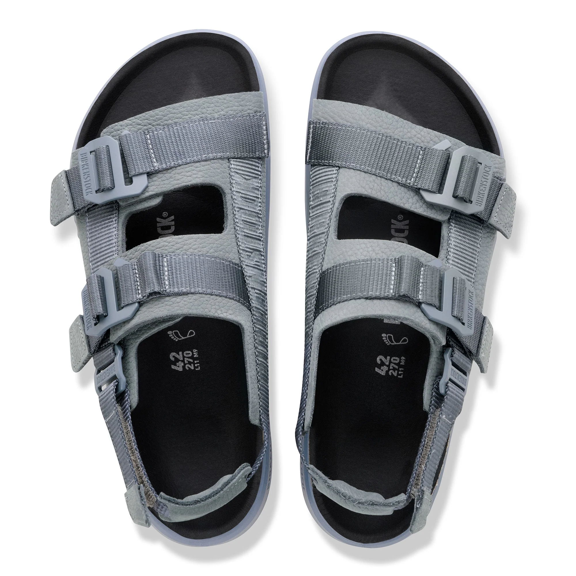 Shinjuku Natural Leather/Textile Basalt Gray - Image 2