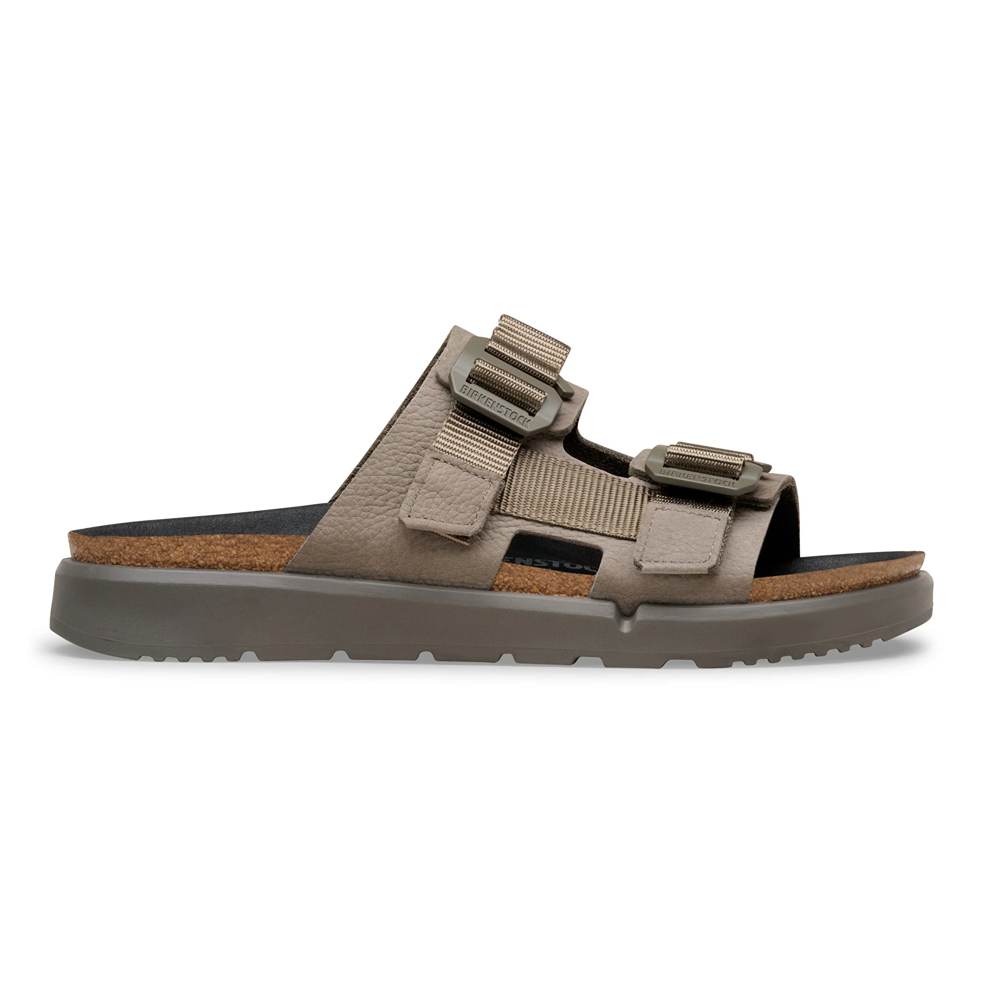 Shinjuku 2 Strap Natural Leather/Textile Concrete Gray - Image 5