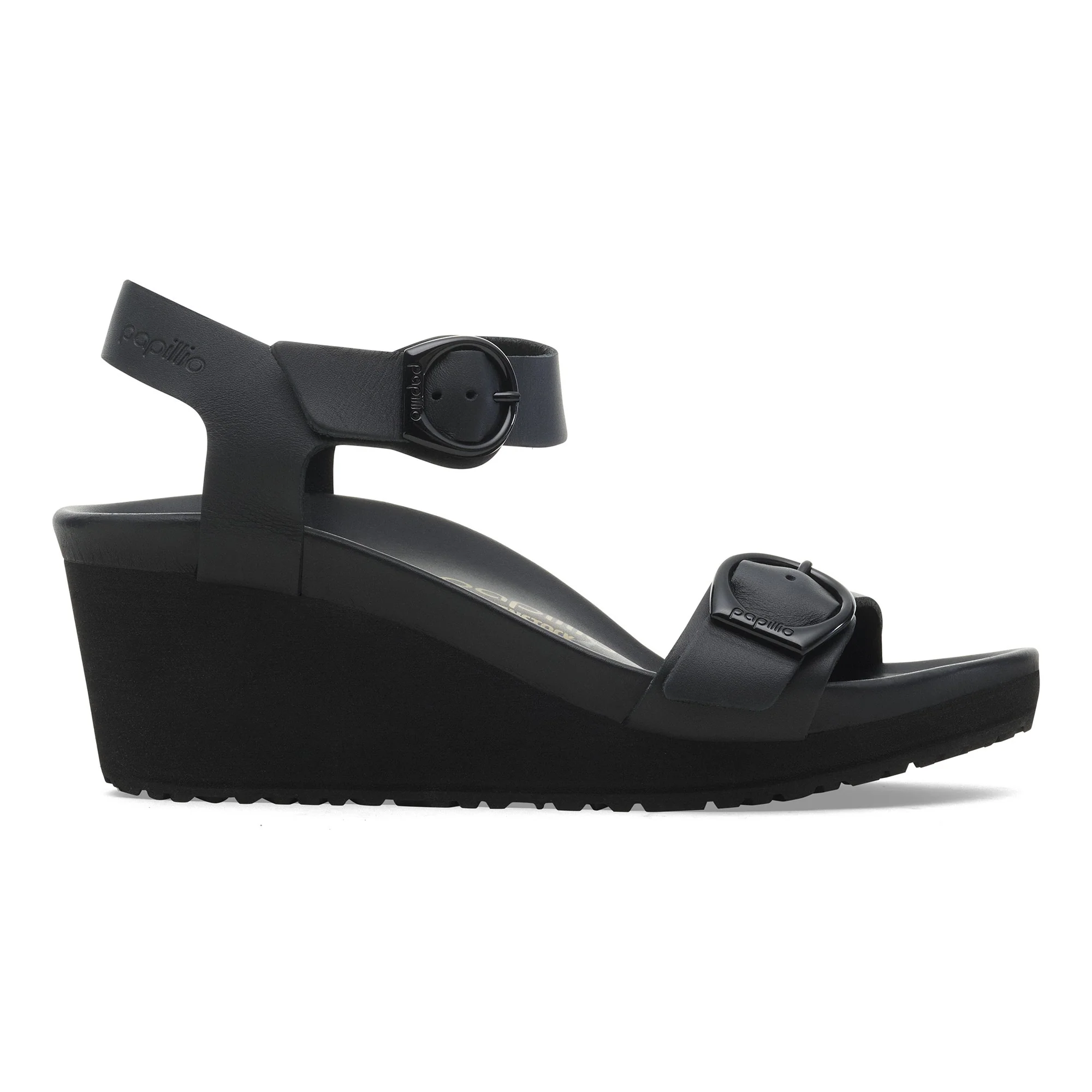 Soley Ring-Buckle Natural Leather Black/Black - Image 4