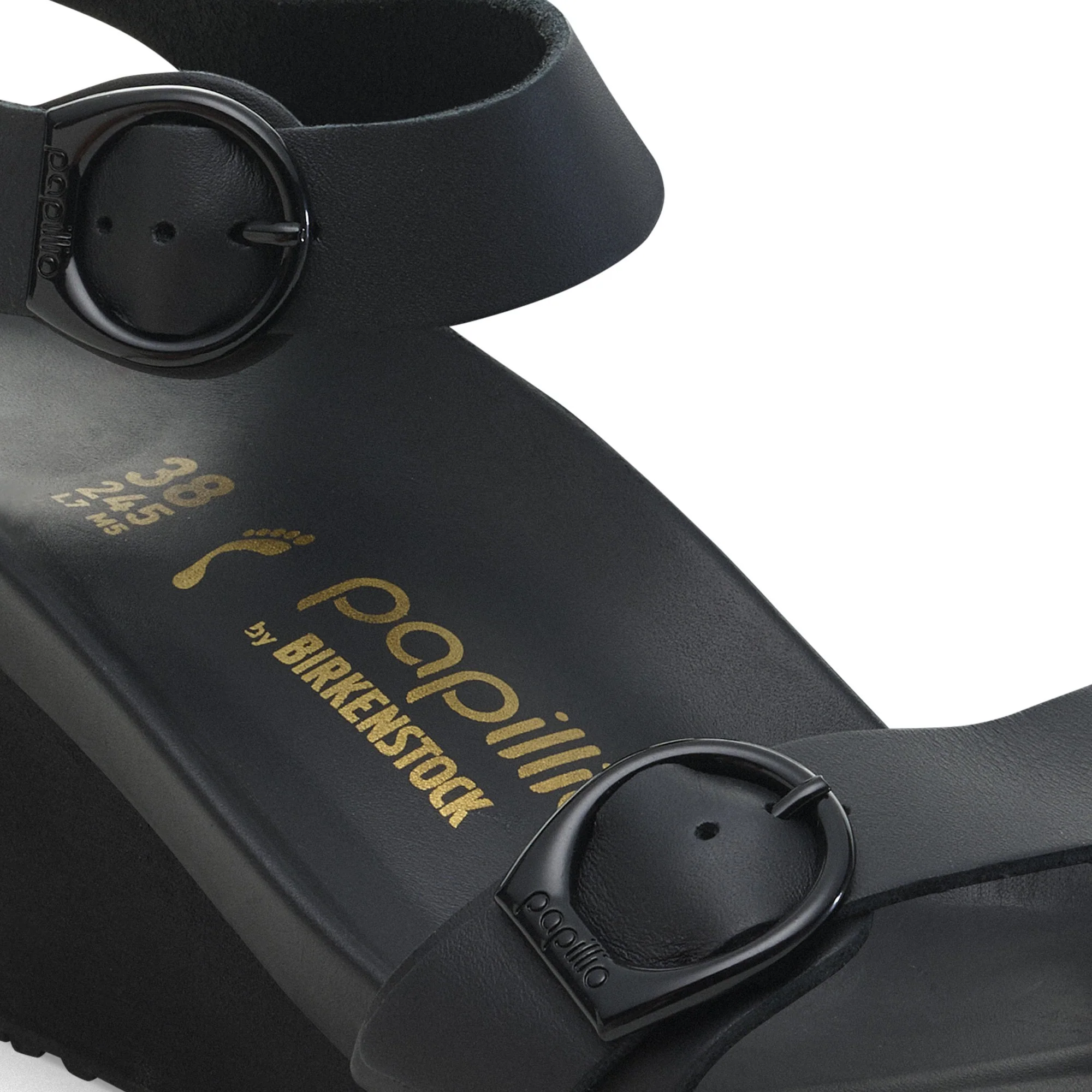 Soley Ring-Buckle Natural Leather Black/Black - Image 6