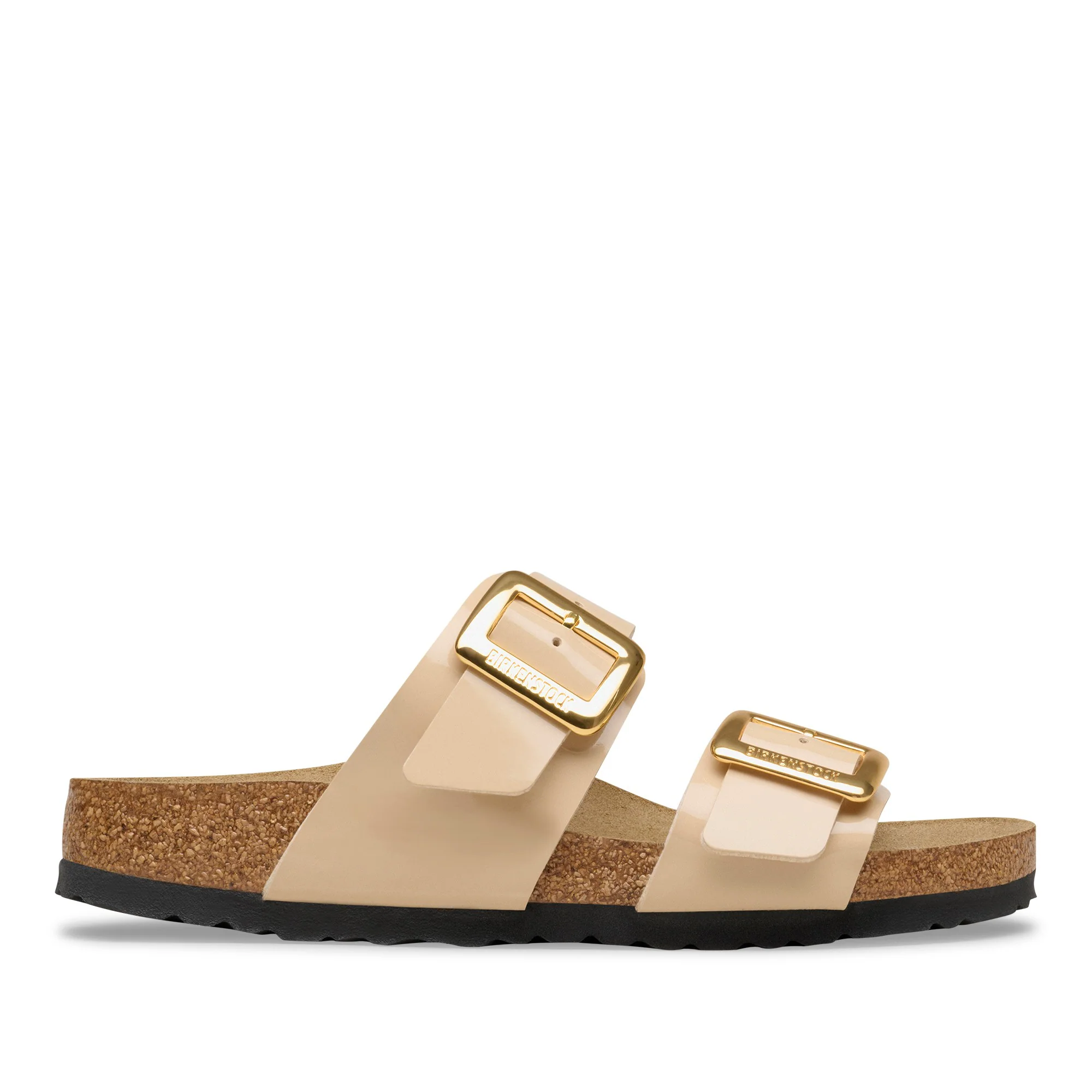 Sydney Cushion Buckle Birko-Flor Patent Patent Sand - Image 3