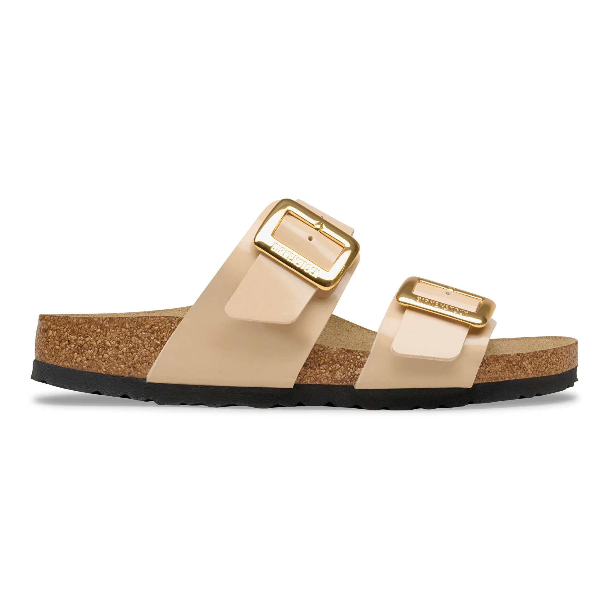 Sydney Cushion Buckle Birko-Flor Patent Patent Sand - Image 5