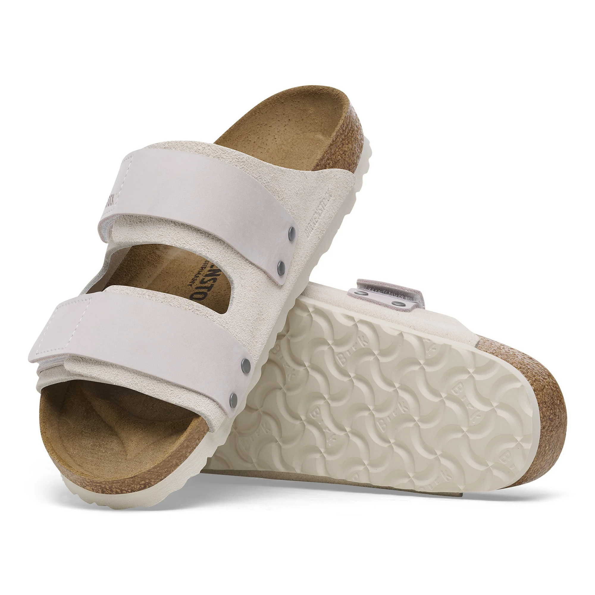 Uji Nubuck Leather/Suede Antique White - Image 7