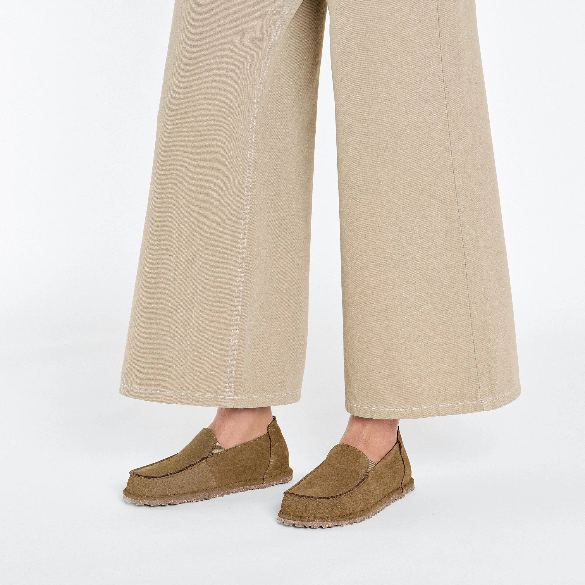 Utti Slip On Suede Leather Gray Taupe - Image 10
