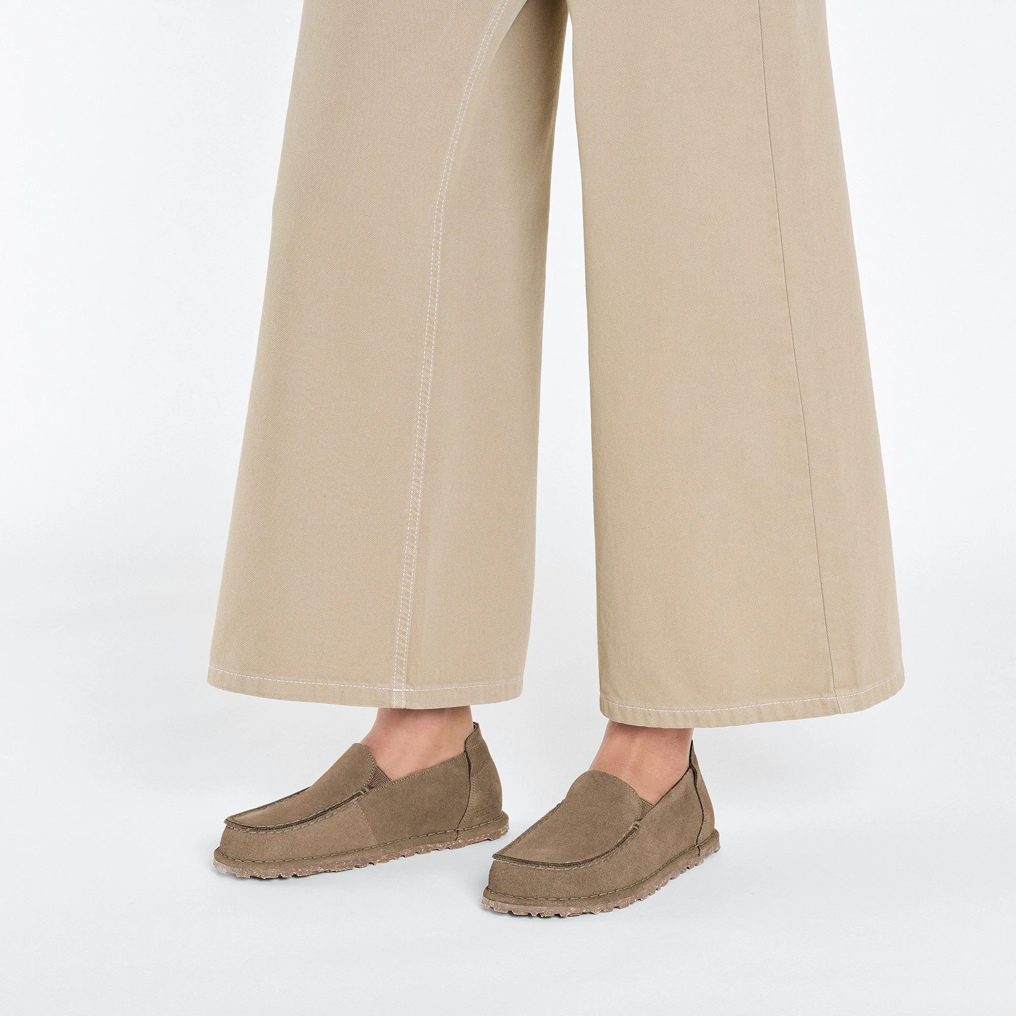 Utti Slip On Suede Leather Gray Taupe - Image 12