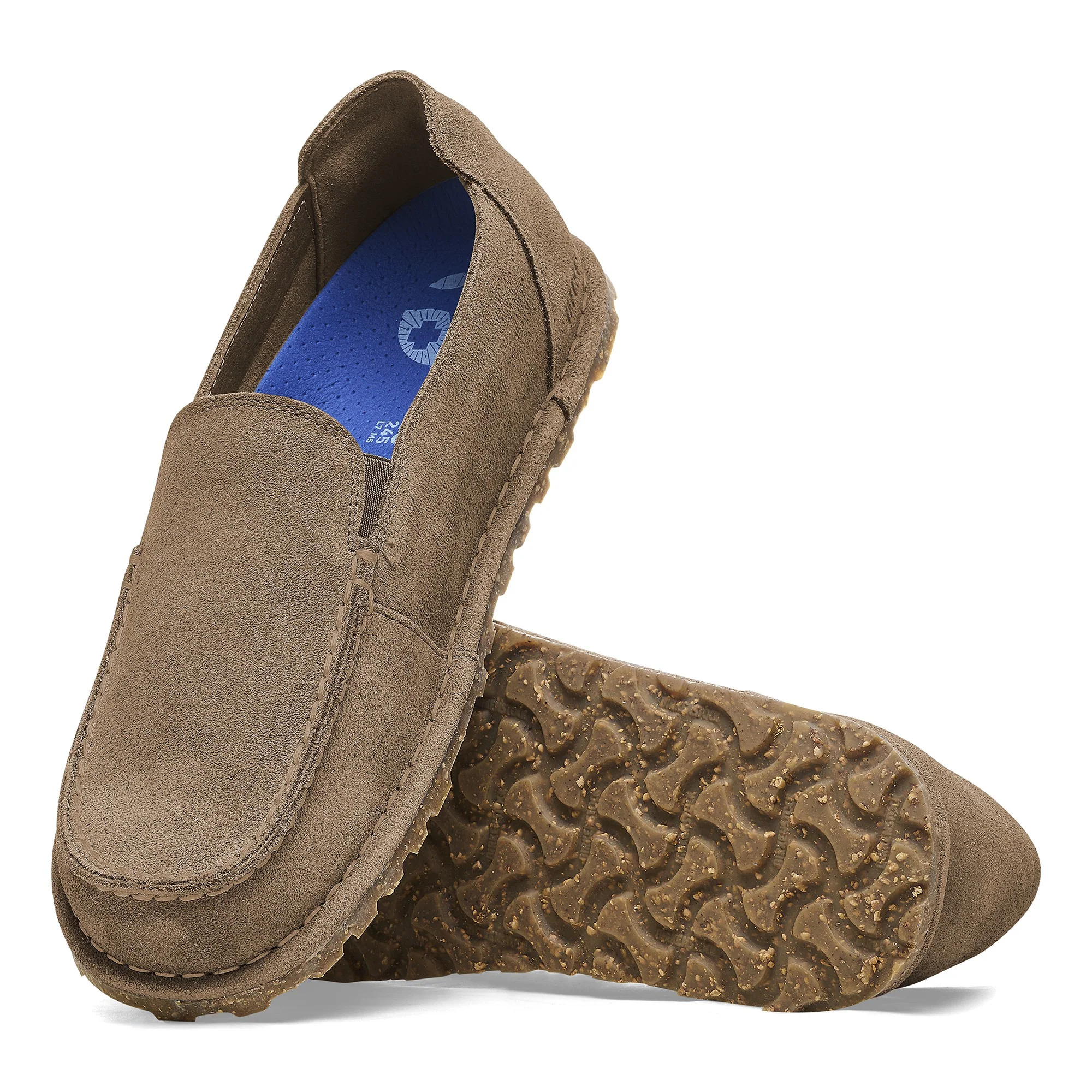Utti Slip On Suede Leather Gray Taupe - Image 2