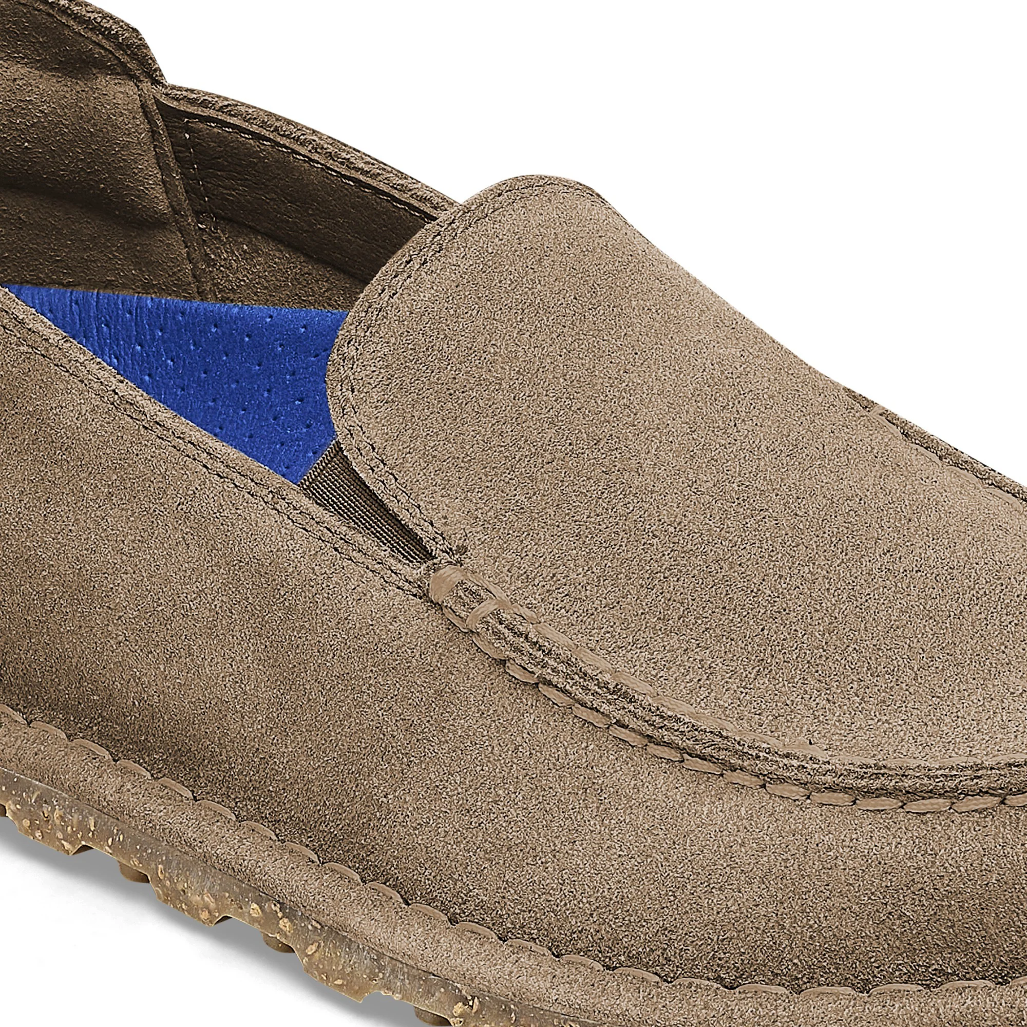 Utti Slip On Suede Leather Gray Taupe - Image 5