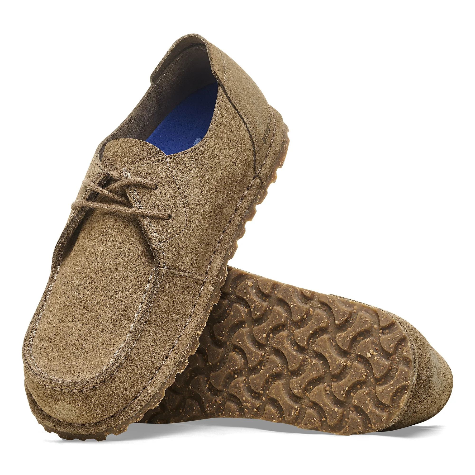 Utti Lace Suede Leather Gray Taupe - Image 2